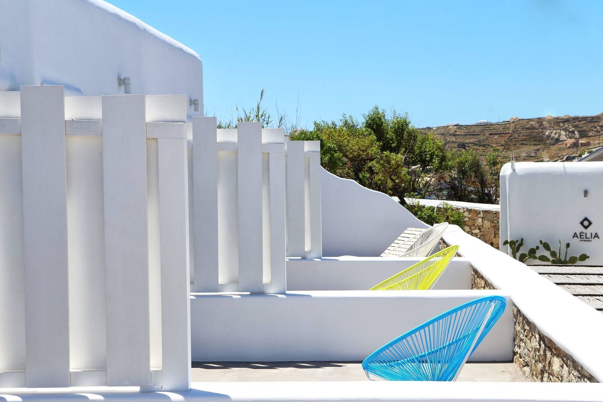 Отель Aelia Mykonos Орнос Экстерьер фото